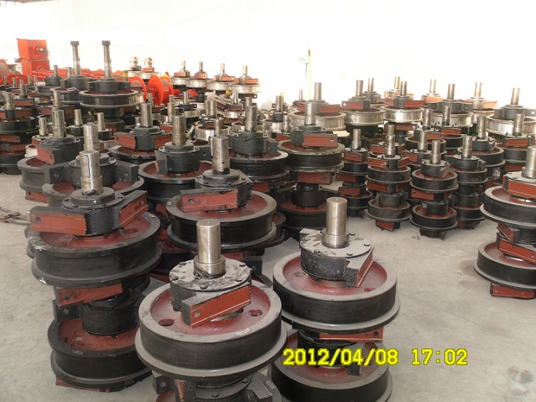 車輪組倉庫一角